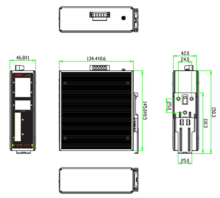 10-port industrial PoE fiber switch,industrial PoE switch, industrial switch,
