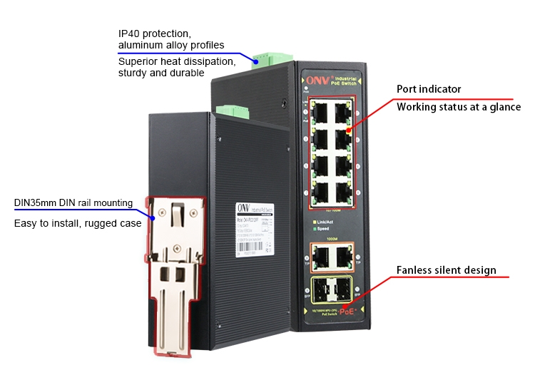 10-port Gigabit uplink industrial PoE fiber switch,industrial PoE switch 10-port Gigabit uplink industrial PoE fiber switch,industrial PoE switch