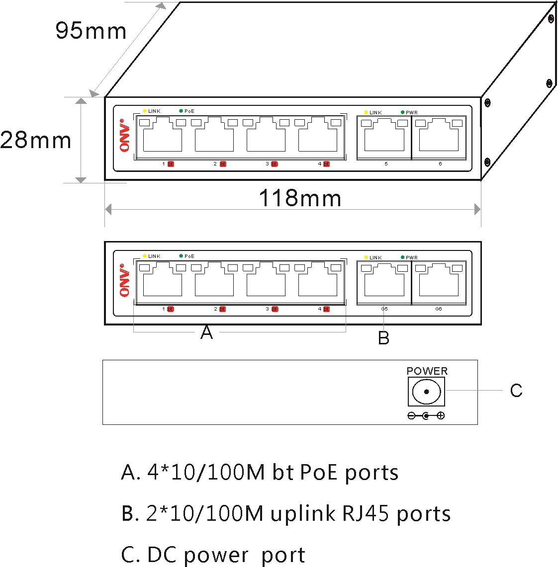 6-port 10/100M bt PoE switch,6-port bt PoE switch,bt PoE switch, PoE switch 6-port 10/100M bt PoE switch,6-port bt PoE switch,bt PoE switch, PoE switch