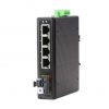 Switch công nghiệp PoE 4 cổng + 1 cổng quang SC