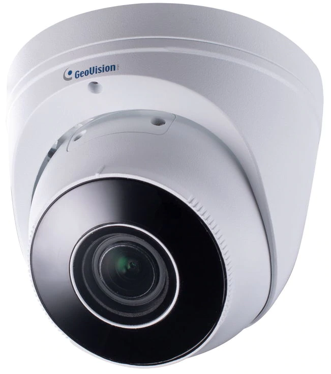 Geovision GV-EBD8711 8MP H.265 IR Outdoor Eyeball IP Security Camera with 4.3x Zoom and WDR Pro