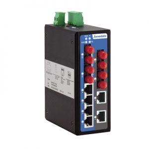 Switch Công Nghiệp 3Onedata IES2010-2GF 8 cổng Ethernet + 2 cổng Gigabit quang