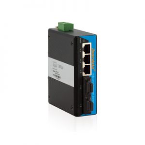 Switch công nghiệp 3Onedata IES215-2F 3 cổng Ethernet  + 2 cổng quang