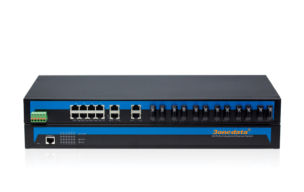 ies5124-12f-1-1 Switch công nghiệp 12 cổng Ethernet và 12 cổng quang IES5024-12F