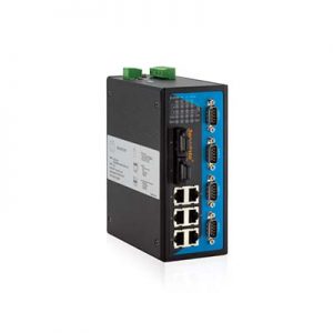 Switch công nghiệp 3Onedata IES618-4F-4D (RS-232) 4 cổng Ethernet + 4 cổng quang + 4 cổng RS232