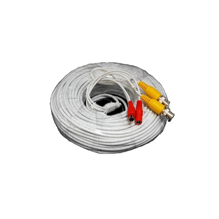 LTS LTAC2125W Pre-made Siamese Cable with Connectors - 125ft White