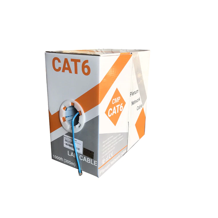 LTS LTAC6250BL-CMP U/UTP Categoty 6 Indoor Plenum CMP Cable