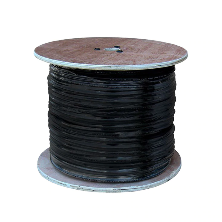 LTS LTAC2030B 500ft Coaxial Siamese Cable w/o Connectors - Black