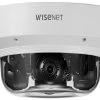 Camera IP Dome Multi-directional 2.0 Megapixel Hanwha Techwin WISENET PNM-9084QZ